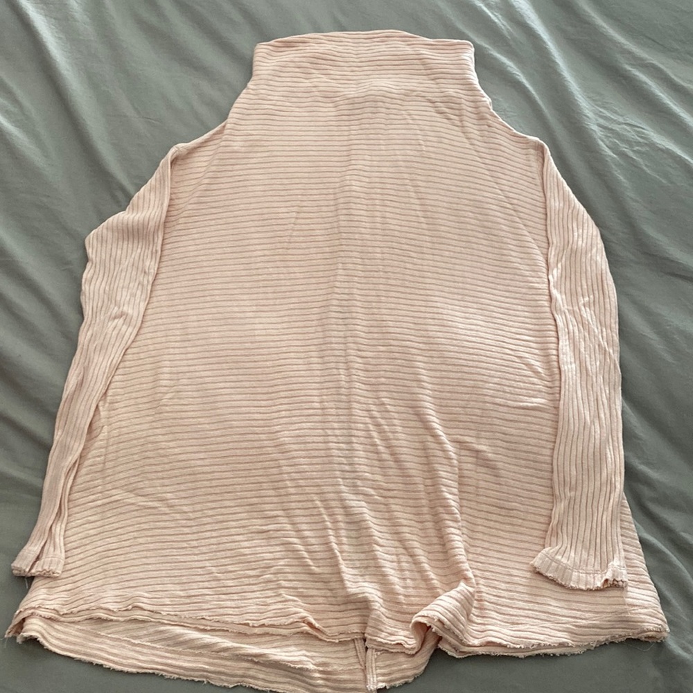 Free people sweater with cut outs in back